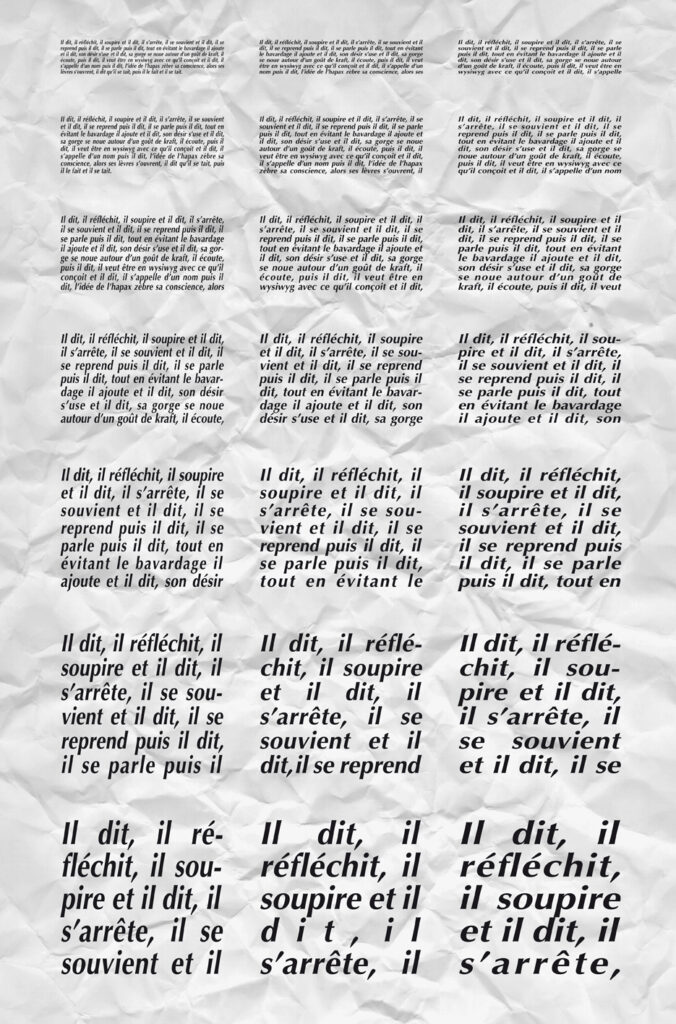Il dit, Sérigraphie, 172 x 115 cm, édition limitée : 99 exemplaires numérotés et signés