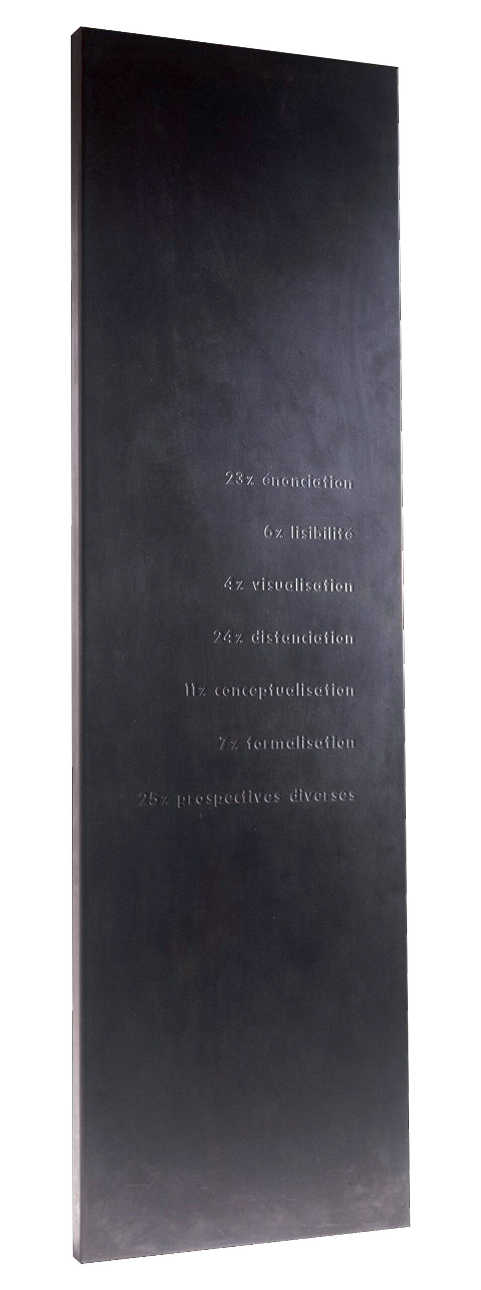 Composition 3 Gravure sur acier 170 x 50 cm