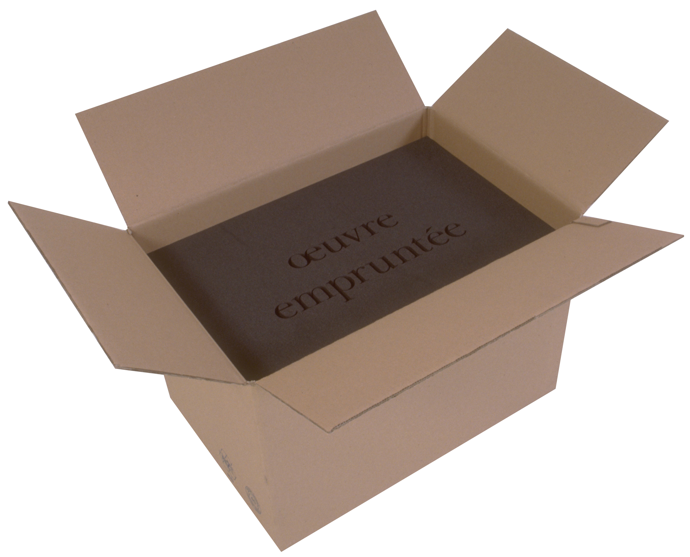 La fatigue du papier n° 53 Technique mixte, carton et mousse découpée au jet d'eau 60 x 40 x 40 c