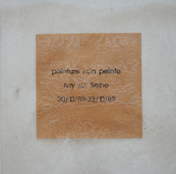 Peinture non peinte Impression sur kraft soumis aux intempéries extérieures 30 x 30 cm