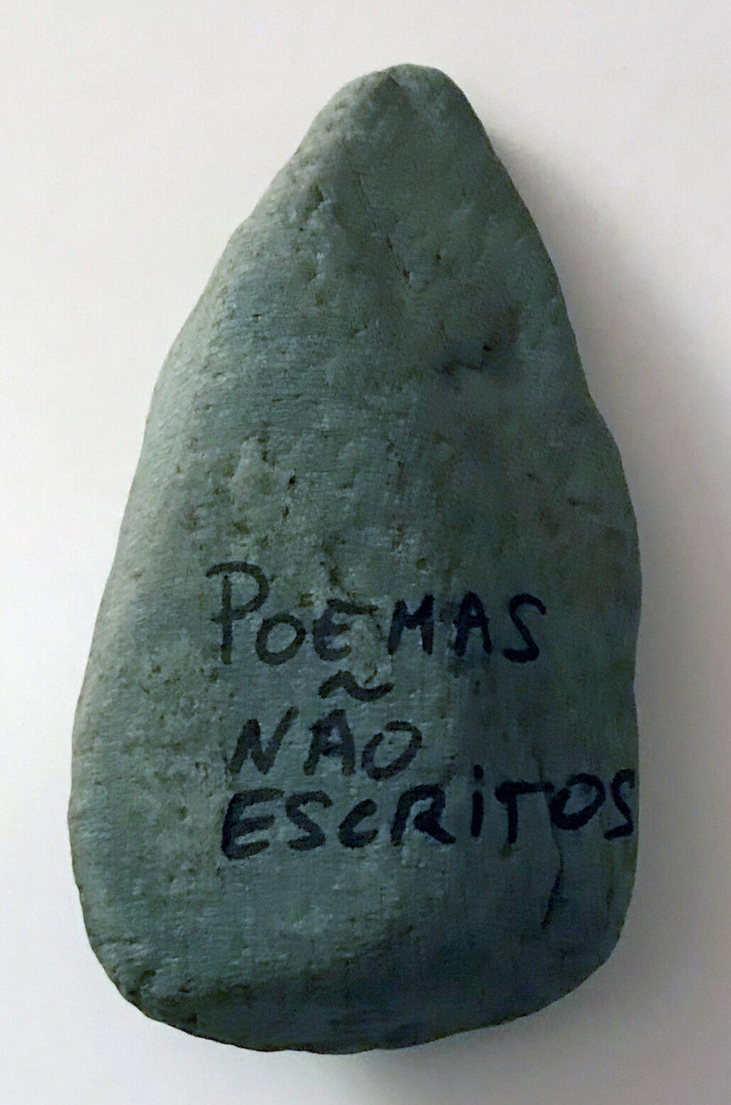 Poème non écrit Inscription sur pierre 10 x 5 cm